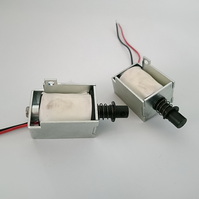 マイクロ線形ソレノイドのプッシュ プル電磁弁Dc 12ボルトのプッシュ プル アクチュエーター